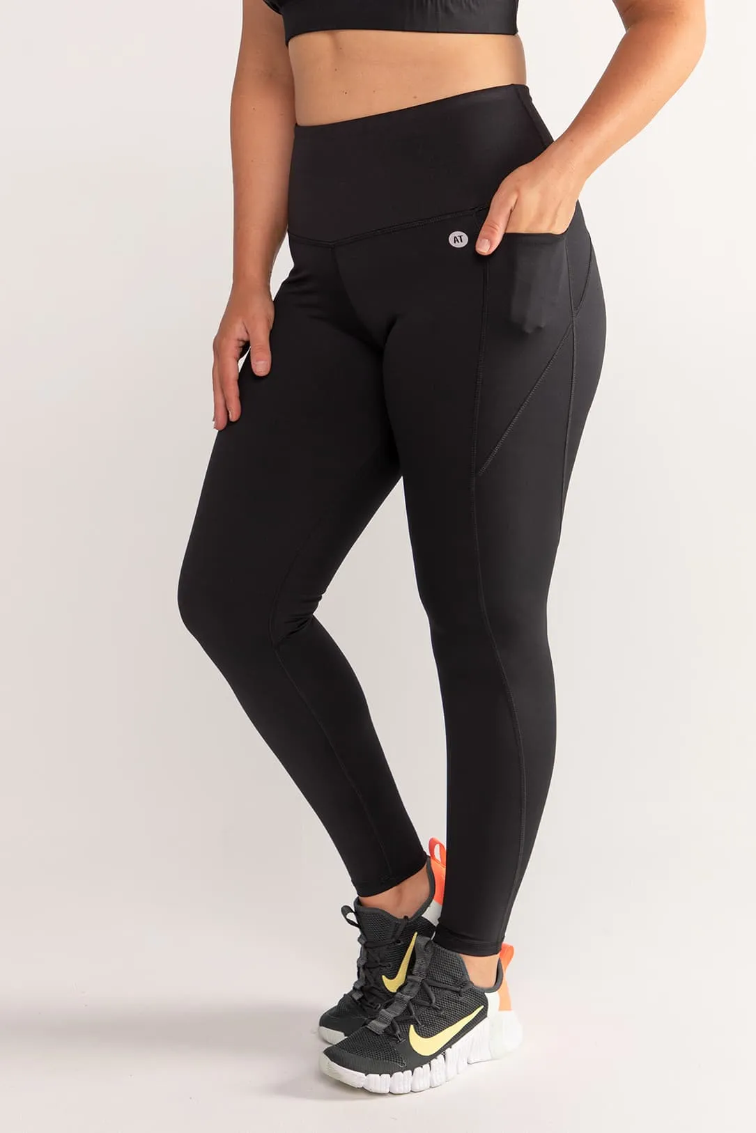 Training Pocket Full Length Tight - Black