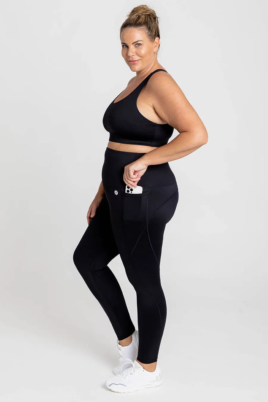 Training Pocket Full Length Tight - Black