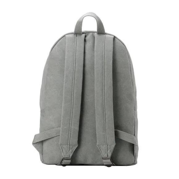 Troop London Organic Cotton Causal Day Backpack | Ash Grey