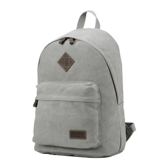 Troop London Organic Cotton Causal Day Backpack | Ash Grey