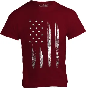 US Flag - Burgundy - Mens