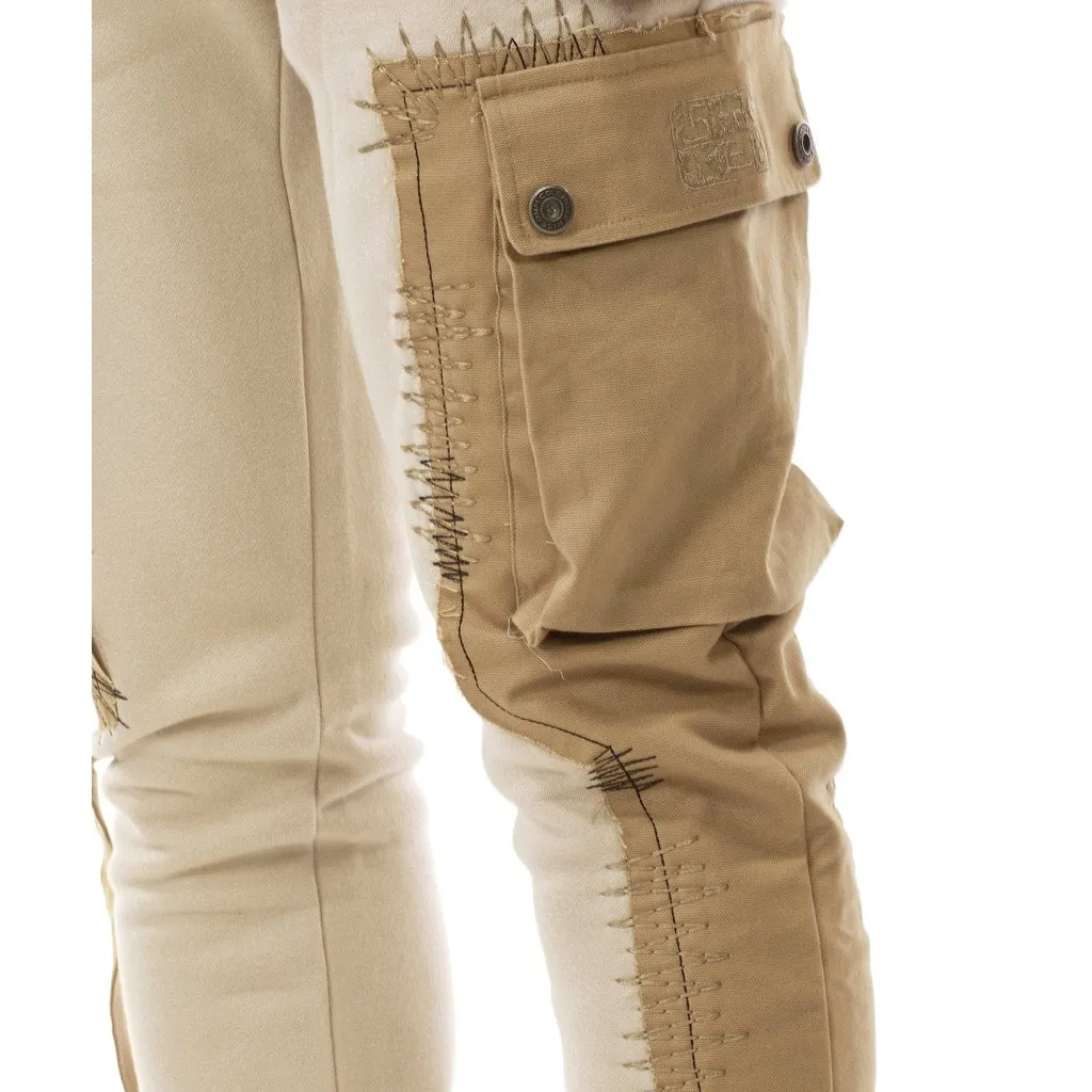 Utility Fashion Fleece Joggers - Light Khaki