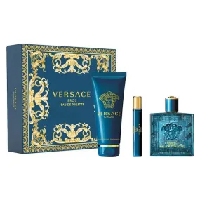 Versace Eros Perfume M 100ml   Perfume M 10ml   Shower Gel 150 ML Gift Set