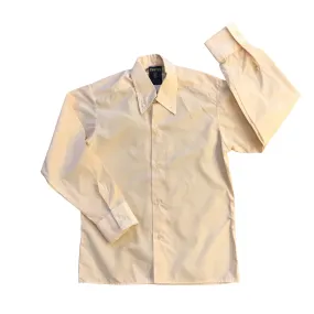 Vintage 1970's Light Peach Button Down  Shirt  / 5-6Y