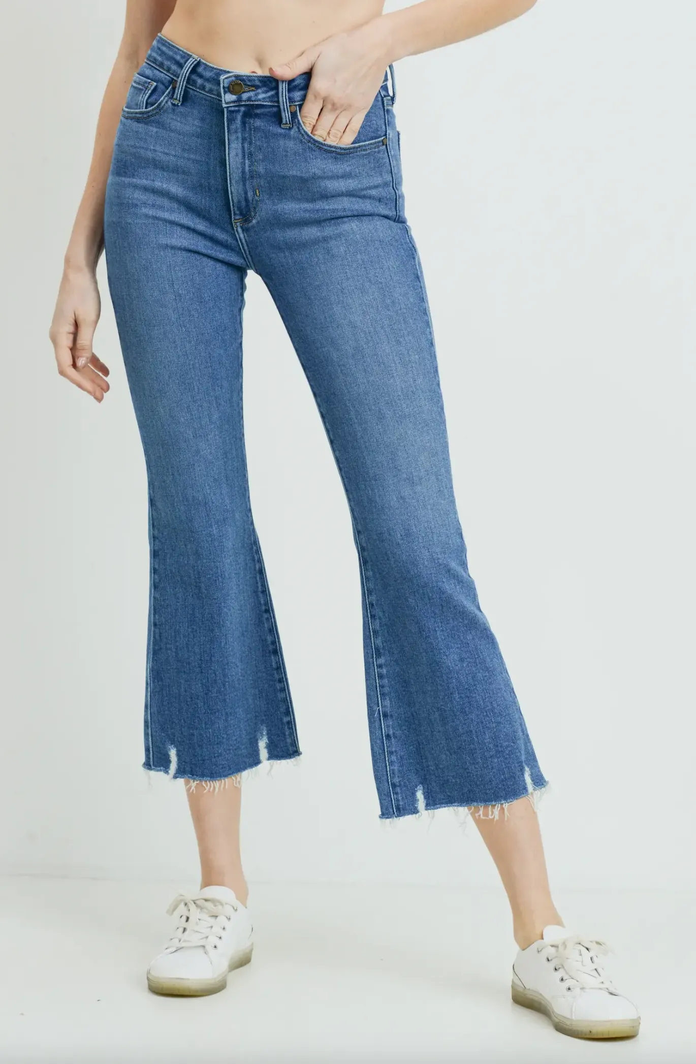 Vintage Cropped Flare | Medium Wash