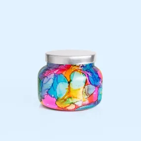 Volcano Signature Rainbow Watercolor Jar Candle by Capri Blue