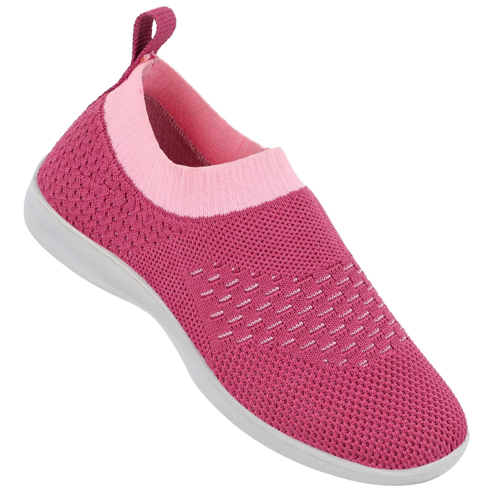 Walkaroo Kids Pull-on Sock Shoes - WK326 Purple