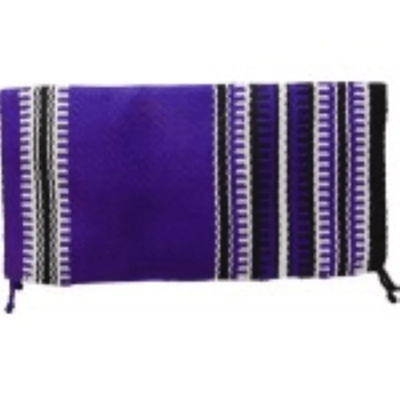 Western Saddle Blanket THS Purple, Black & White