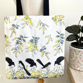 Willie Wagtail 5 Birds Tote Bag