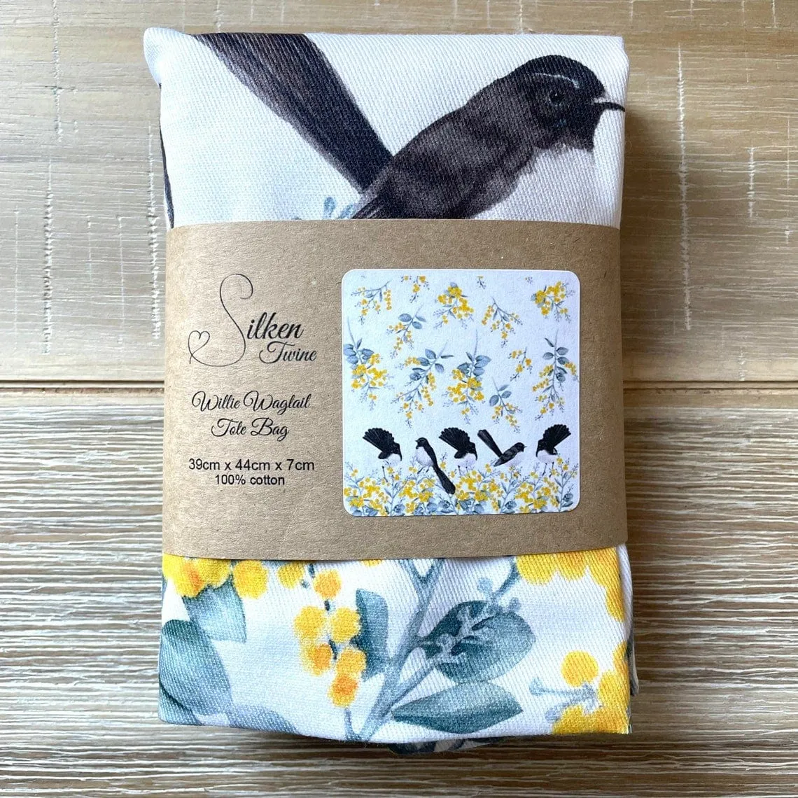 Willie Wagtail 5 Birds Tote Bag